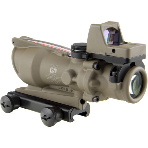 Приціл TRIJICON ACOG 4X32 FDE BAC + коліматор TRIJICON RMR 3.25 МОА FDE (TA31-D-100570) фото 4