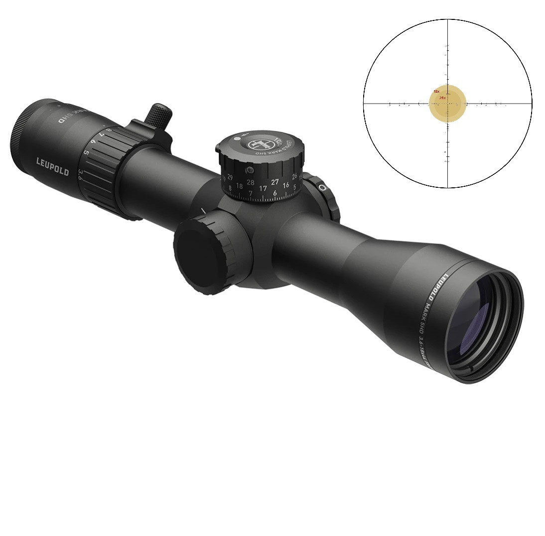 Приціл LEUPOLD MARK 5HD 3.6-18X44 M5C3 FFP PR1-MIL труба 35 мм фото 2