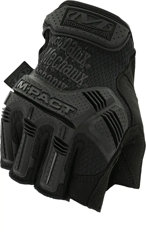 Перчатки Mechanix M-Pact Fingerless чёрные фото 2