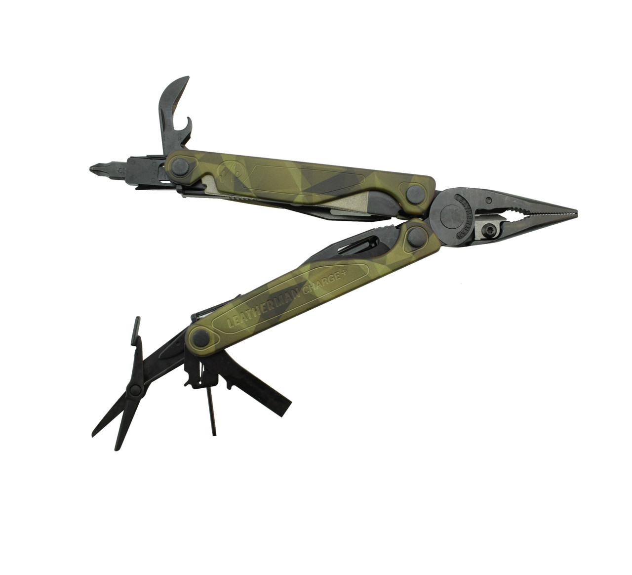 Мульти інструмент LEATHERMAN CHARGE PLUS CAMO FOREST, синтетичний чохол, карт. коробка фото 8