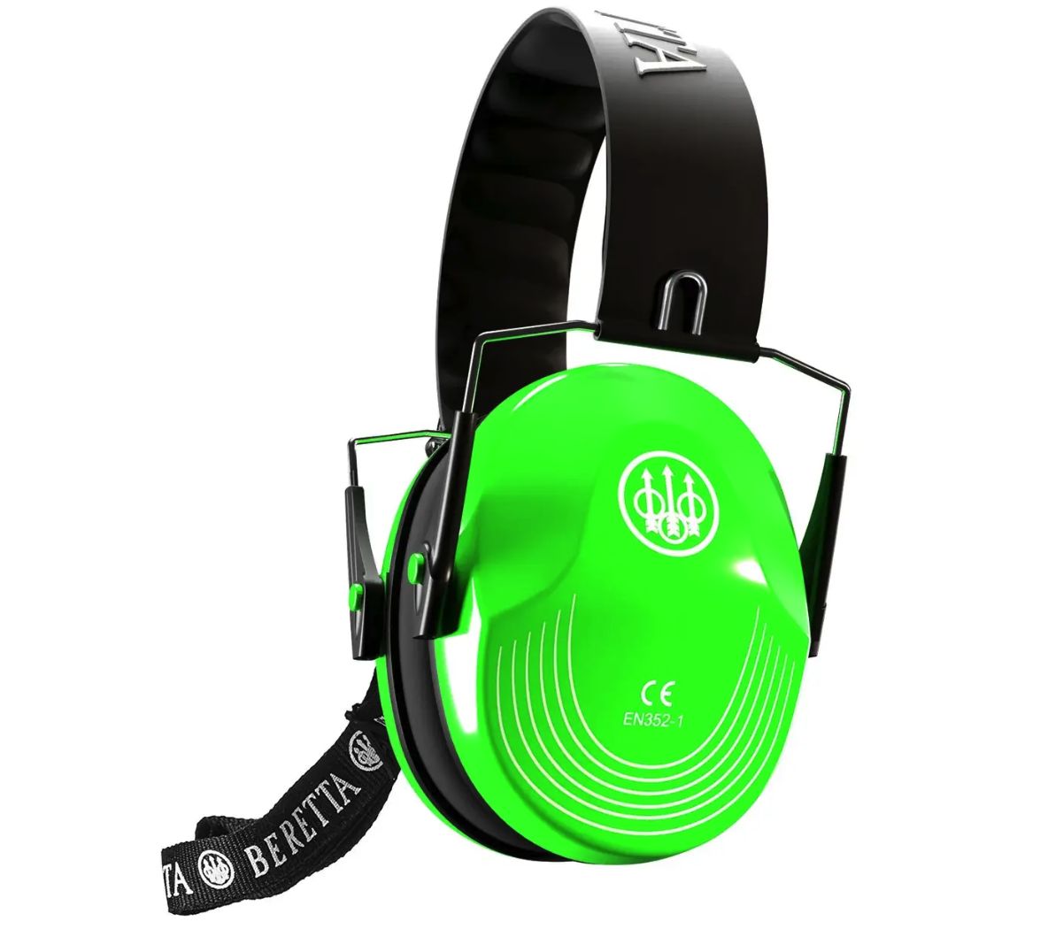 Наушники для стрельбы тактические Beretta Earmuff Green Fluo CF100-00002-07FF фото 1