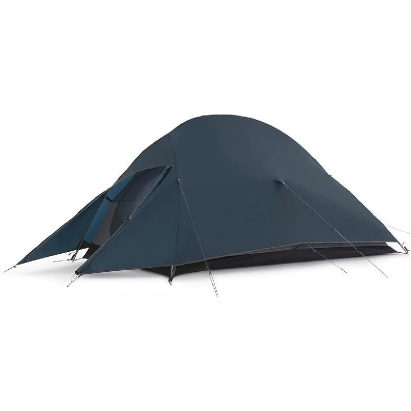 Палатка сверхлегкая одноместная с футпринтом Naturehike Cloud Up 1 Updated NH18T010-T, 20D, темно-синий фото 1