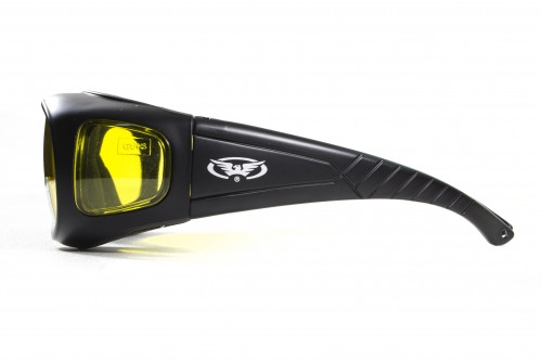 Очки защитные с уплотнителем Global Vision Outfitter (yellow) Anti-Fog, желтые фото 3