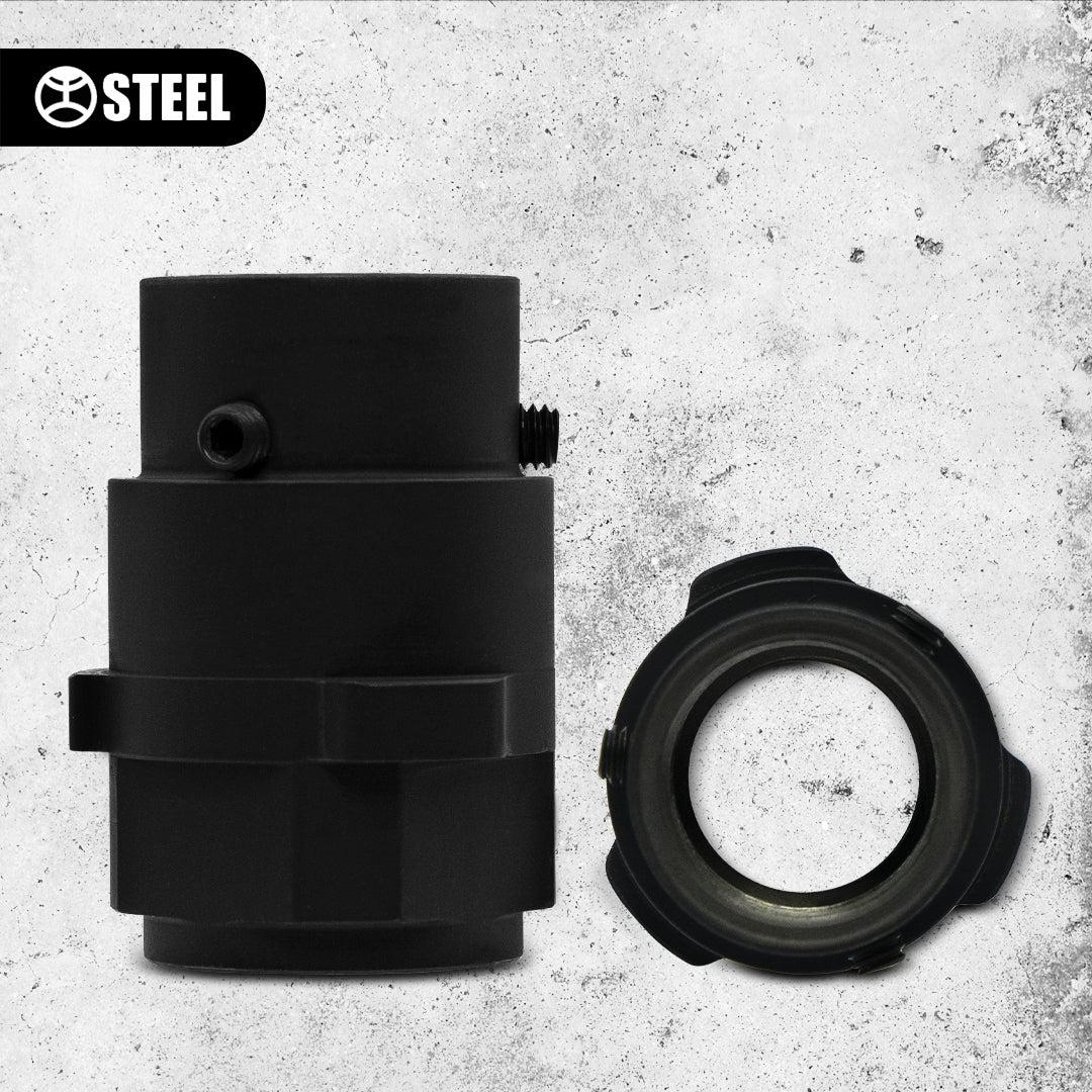 Глушитель STEEL HORDE QD-T .223, резьба – 15×1, быстросъёмный титановый саундмодератор фото 8