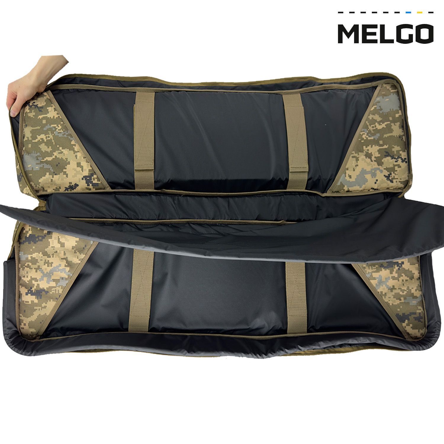 Сумка чохол для зброї 102 * 30 * 10 см MELGO, Піксель, Polycordura 900 D PU фото 3