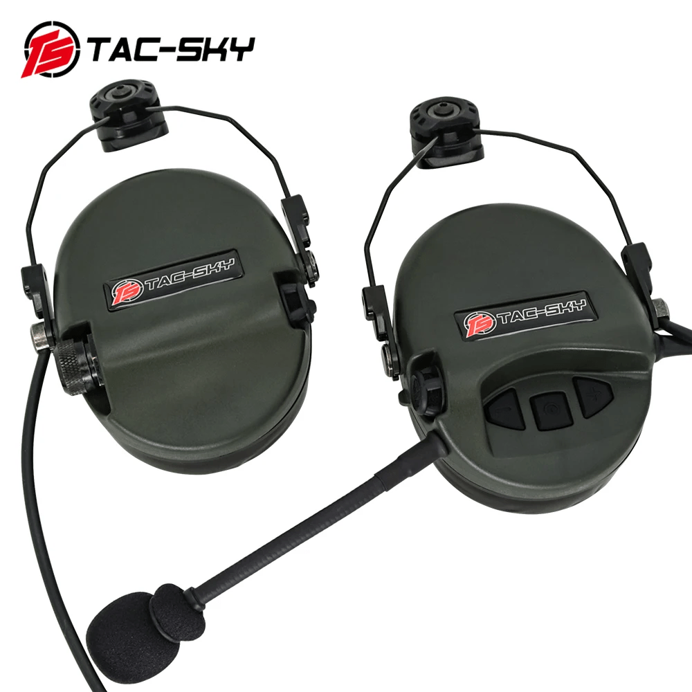 Активні навушники Tac-Sky Sordin Headset - Foliage Green фото 1