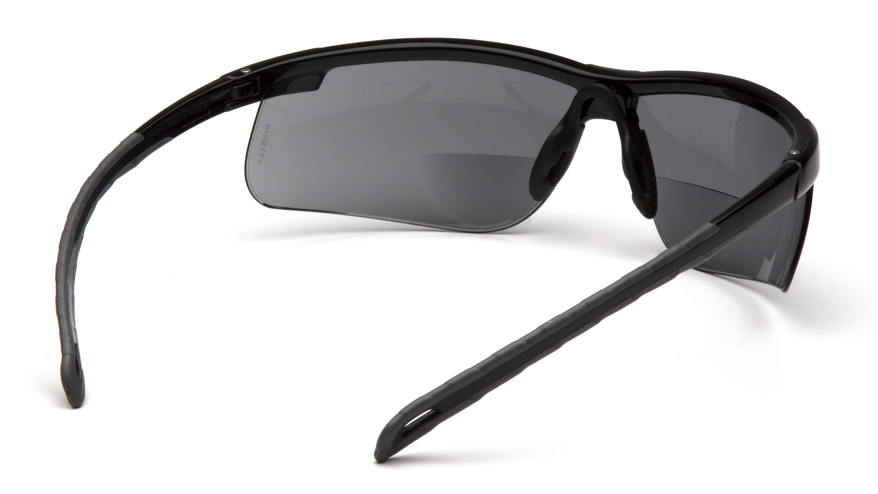 Очки Pyramex Ever-Lite Bifocal (gray +2.5) Super Anti-Fog H2MAX, бифокальные серые с диоптриями фото 3