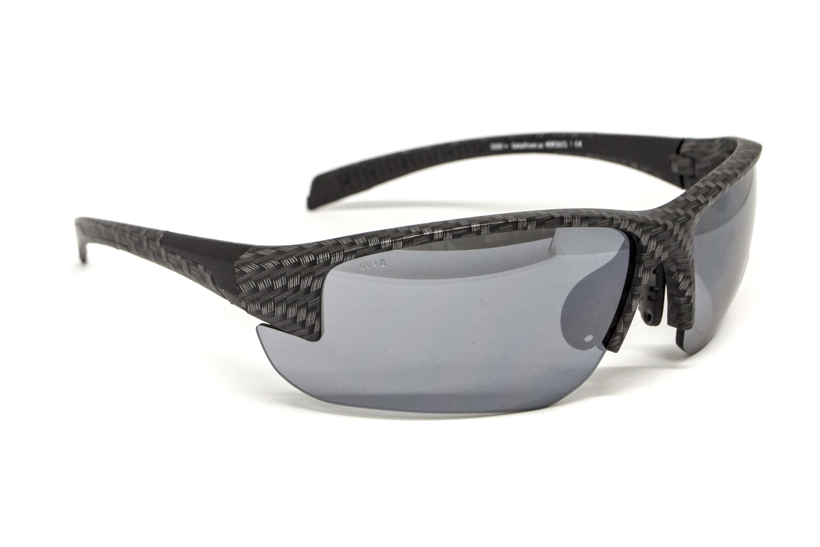 Очки защитные Global Vision Hercules-7 Carbon (flash mirror), зеркальные серые в графитовой оправе фото 6