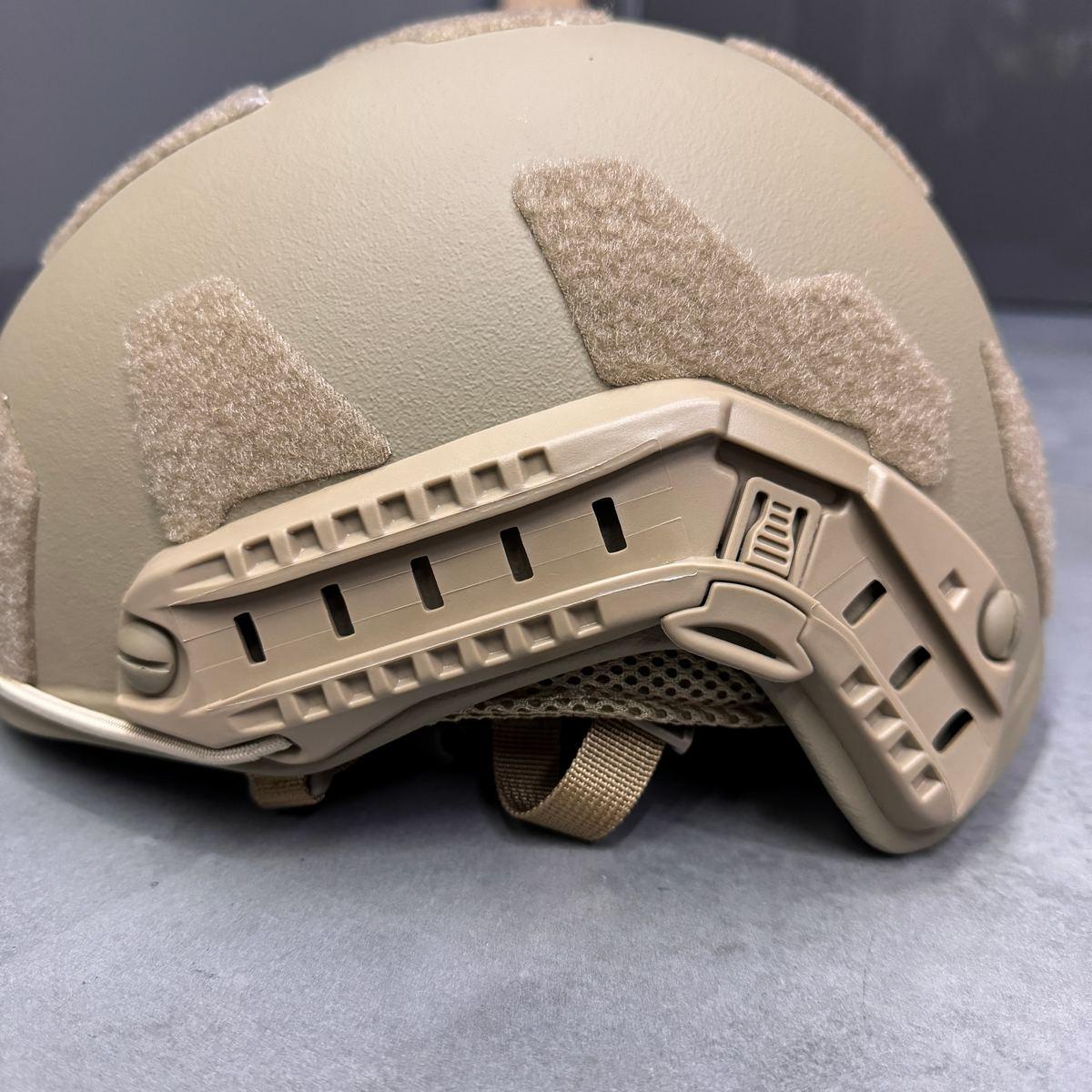 Шлем баллистический FAST ARAMID, NIJ IIIa, Custom, с улучшенным креплением Wendy, размер XL, цвет Койот фото 4