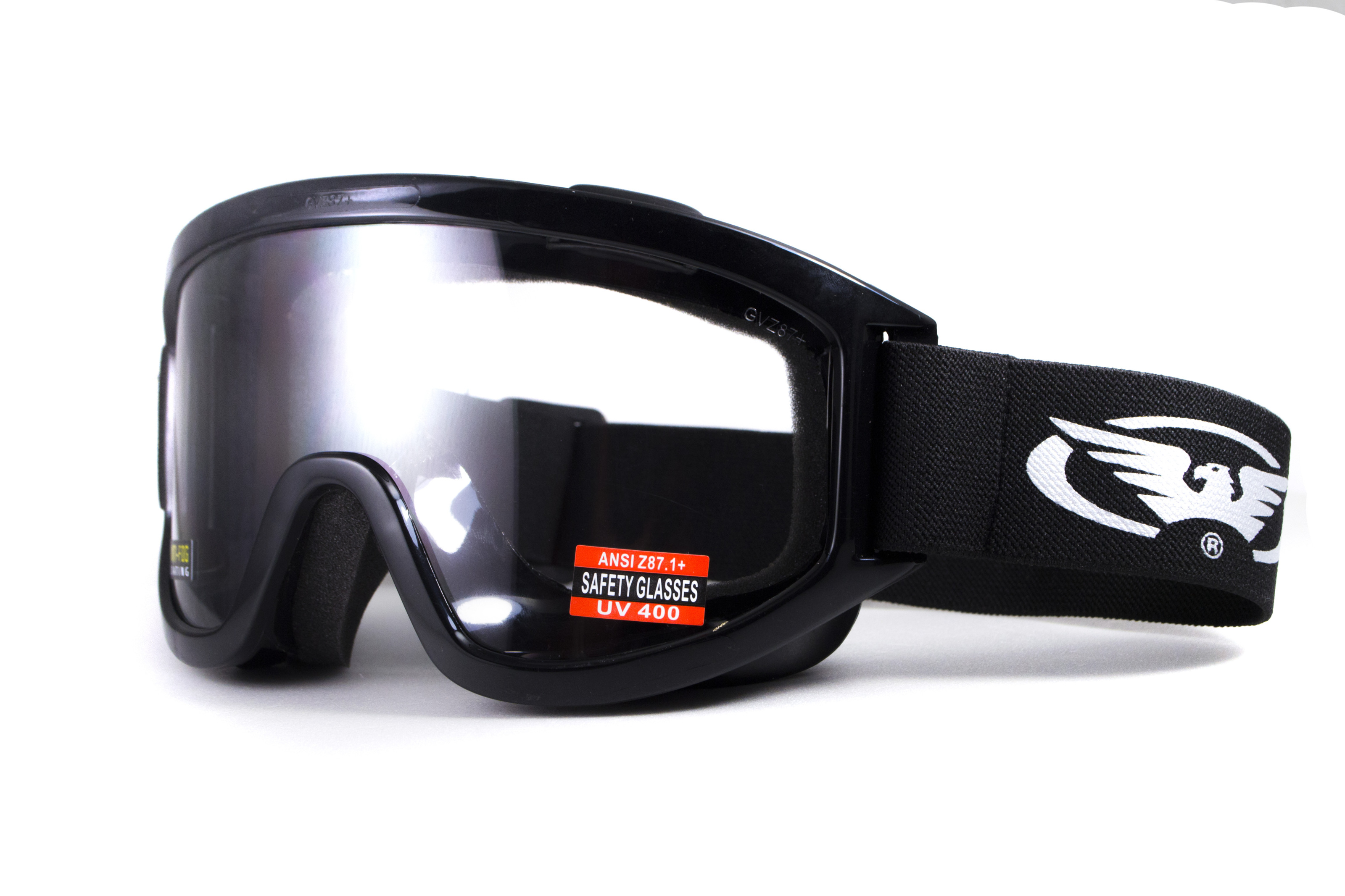 Защитные очки Global Vision Wind-Shield (clear) Anti-Fog, прозрачные фото 1