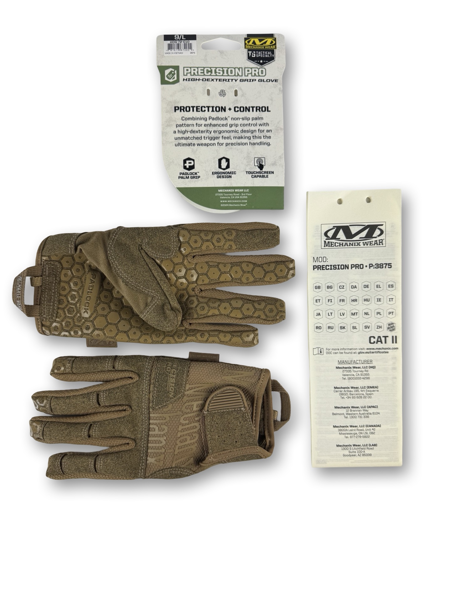 Рукавиці Mechanix Precision Pro Койот M фото 8