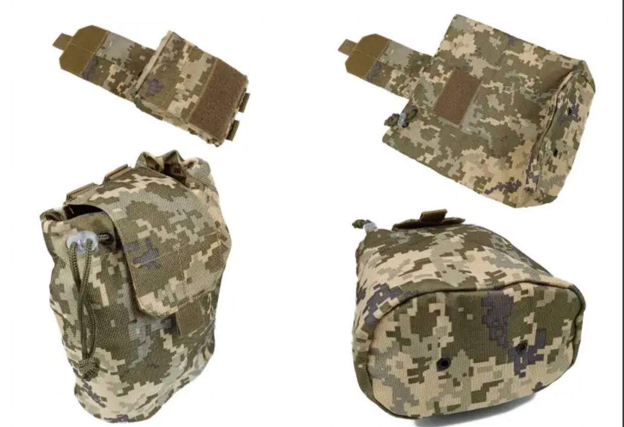 Підсумок для скидання магазинів піксель ЗСУ MM-14 (MOLLE, на тактичний пояс, розвантаження, РПС) фото 1