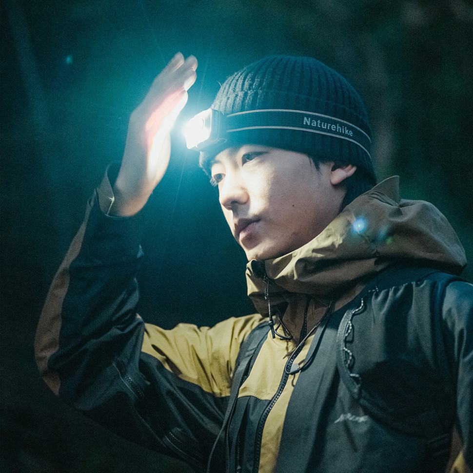 Ліхтар налобний Naturehike CNK2450ZM015, коричневий фото 8