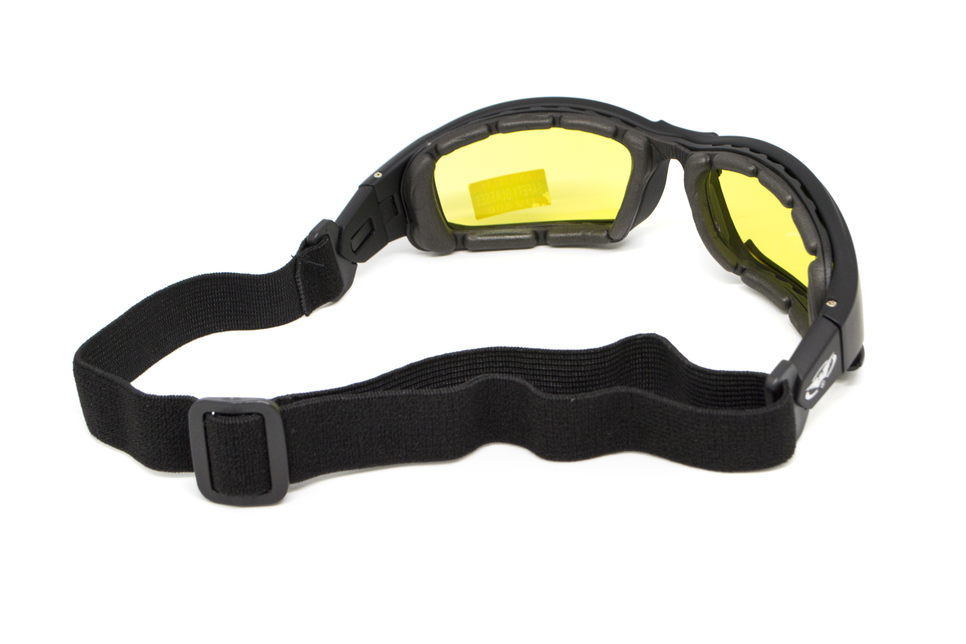 Очки защитные с уплотнителем Global Vision Assault (yellow) Anti-Fog, желтые фото 7