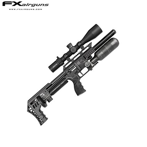 Пневматична редукторна гвинтівка FX Airgun M4 Compact Black .177 кал фото 4