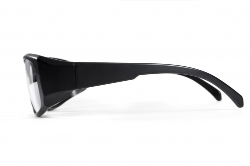 Спортивная оправа под диоптрии Global Vision RX-iRop-11 Black (clear) RX-able, прозрачные в чёрной оправе фото 2