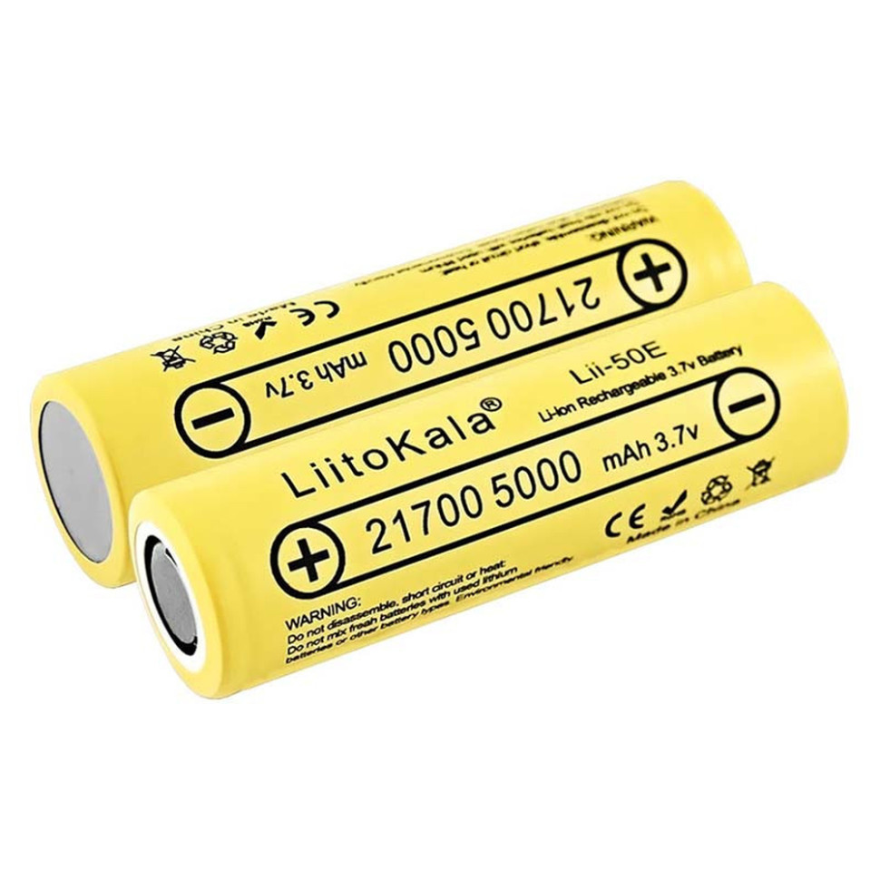 Акумулятор LiitoKala Lii-50E 21700 5000mah battery фото 2
