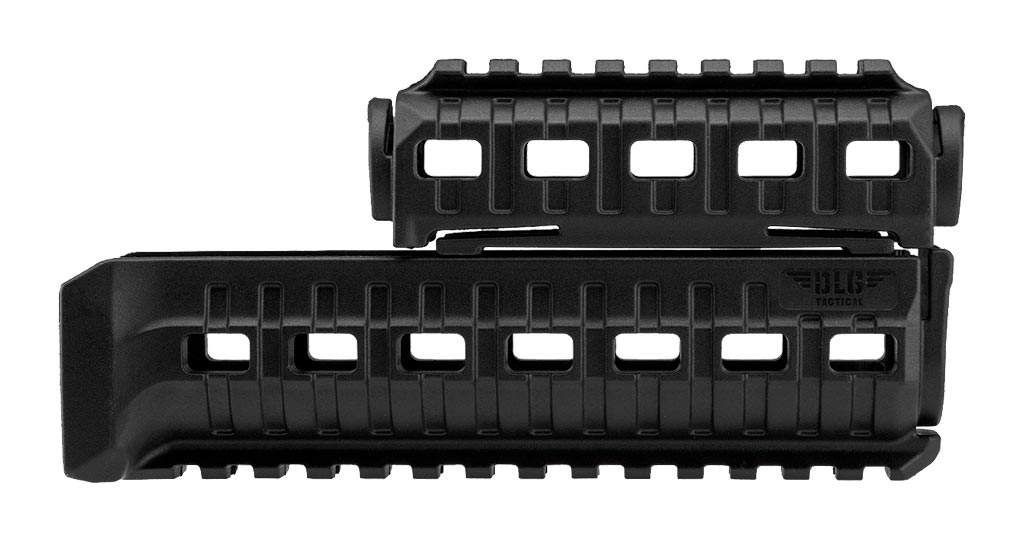 Цівка DLG Tactical для АК-47/74 з 2-ма планками Picatinny + слоти M-LOK (полімер) чорна Z3.5.23.008 фото 8