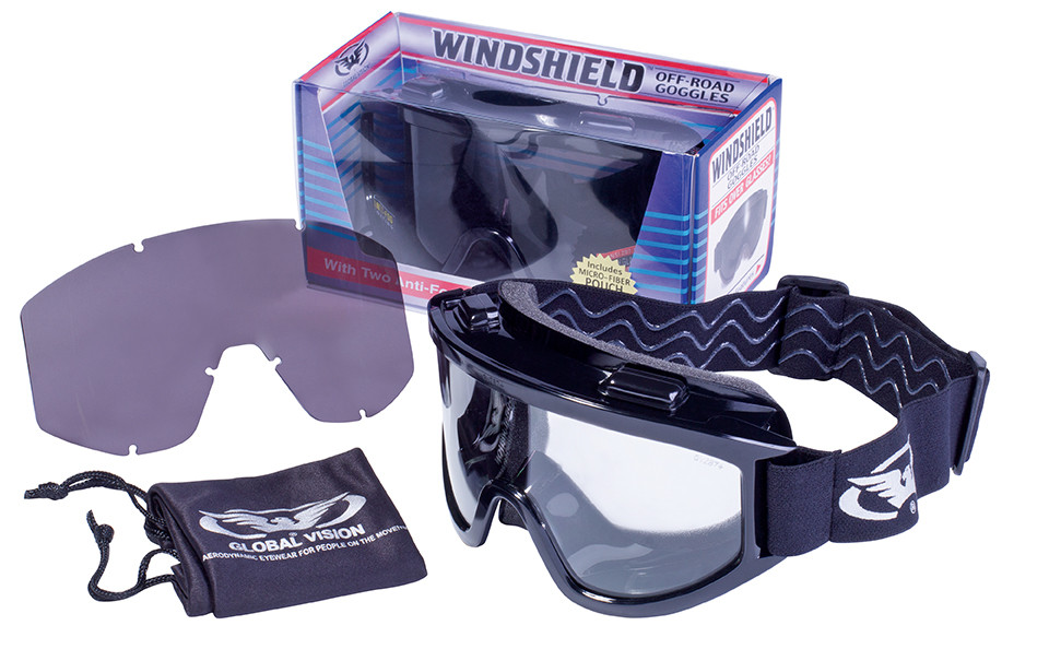 Защитные очки Global Vision Wind-Shield KIT Anti-Fog, две сменные линзы фото 2