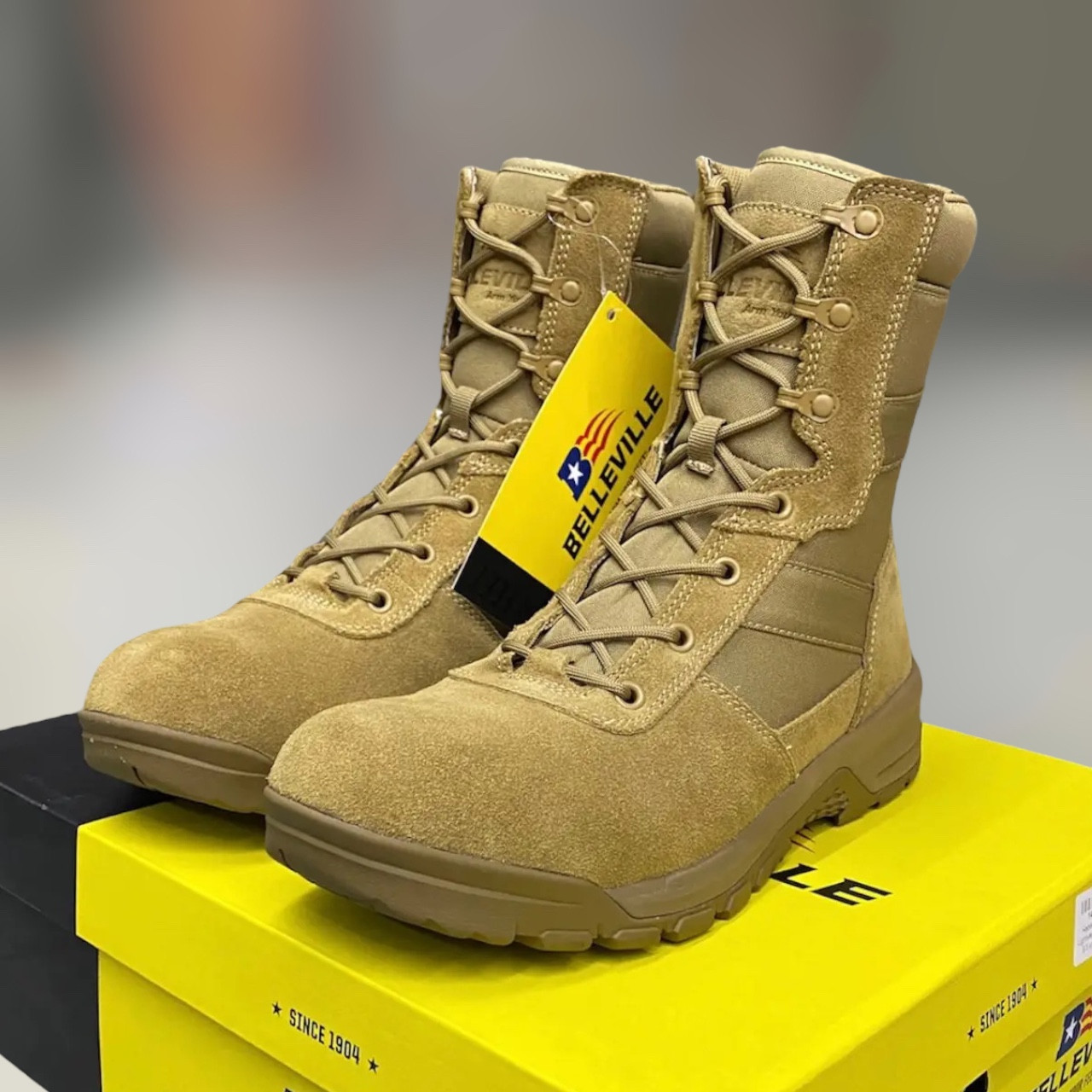 Берцы Belleville Spear Point Lightweight Hot Weather, размер 11.5/44.5, цвет Койот, весна-лето, стандарт армии США фото 1