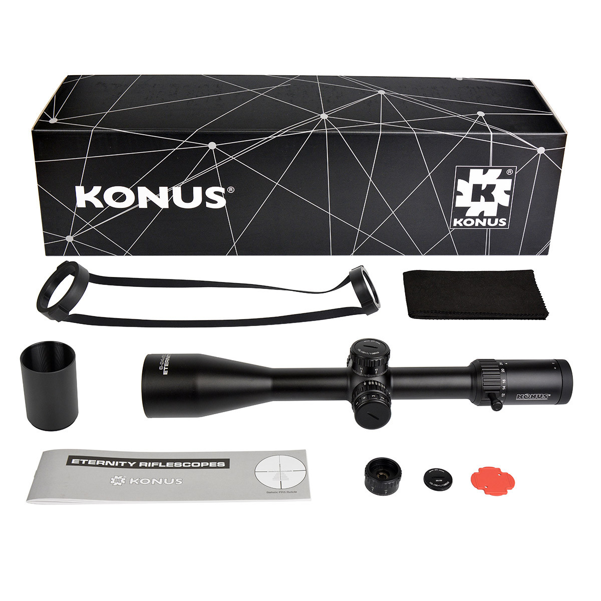 Приціл оптичний KONUS ETERNITY 6-24x50 PRS Ballistic FFP IR фото 2