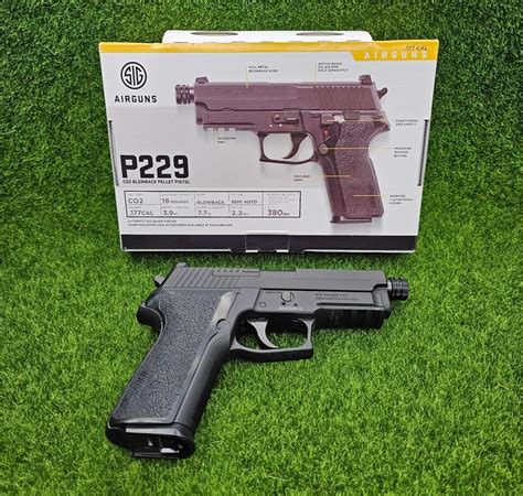 Пістолет пневматичний Sig Sauer P229RX Blowback кал.177 фото 5