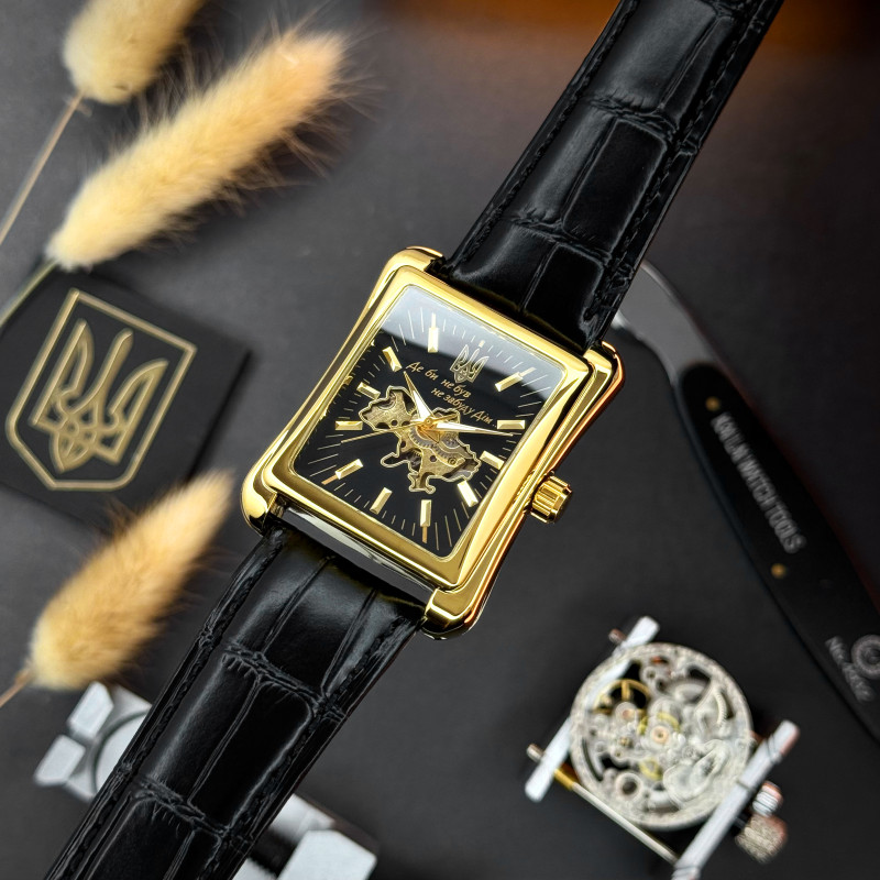 Чоловічий годинник Awarder 053 Де би не був Gold-Black фото 2