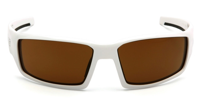 Очки защитные открытые Venture Gear Pagosa White (bronze) Anti-Fog, коричневые фото 2