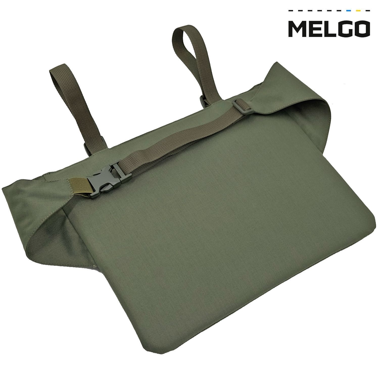 Каремат для сидения односекционное 40 см *30 см *12 мм Олива Cordura 1000 D MELGO фото 3