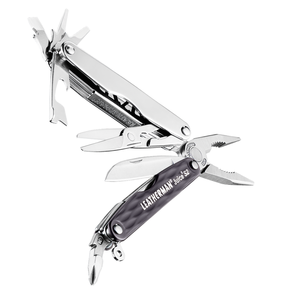 Мультитул LEATHERMAN Juice S2 - GRANITE GRAY + кожаный чехол для мультитула фото 2
