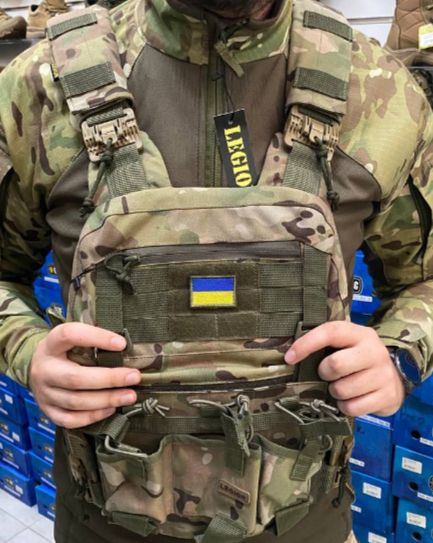 Плитоноска QRS Cordura з верхнім скиданням Мультикам Legion фото 1