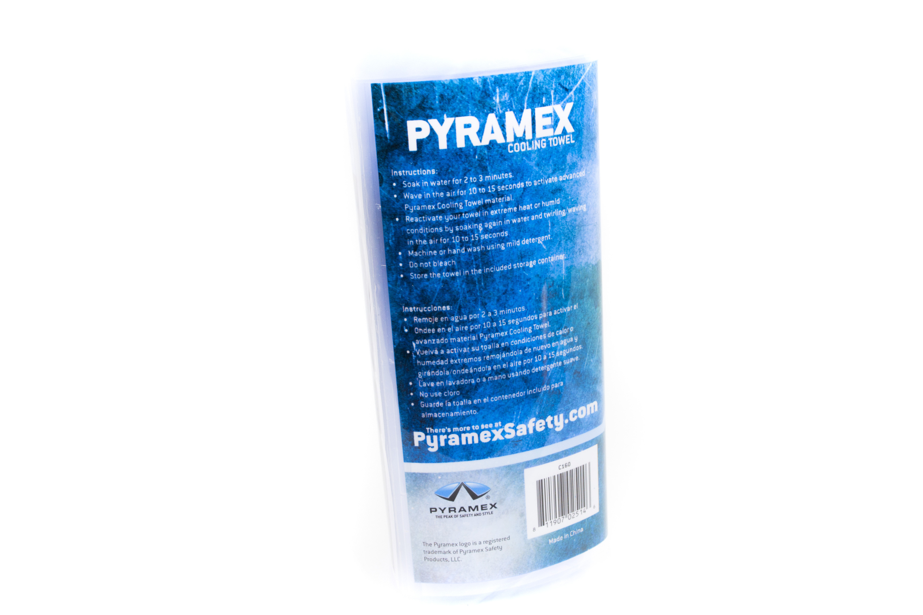 Охлаждающее полотенце кулер Pyramex C160 Cooling PVA Towel защита от жары и перегрева вместо кондиционера и вентилятора фото 9