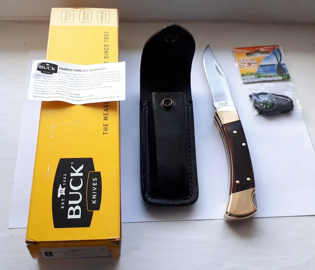 Ніж Buck Folding Hunter 110BRSB фото 5