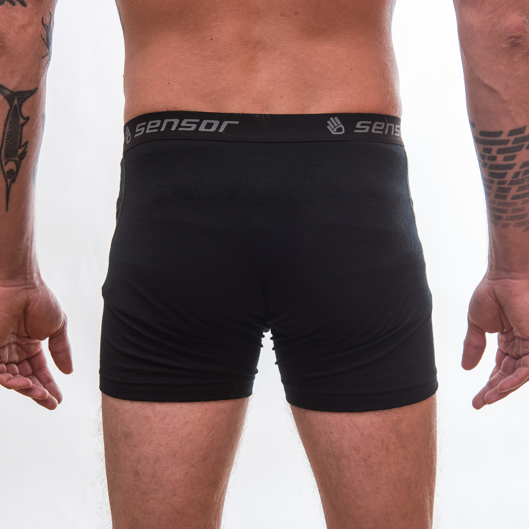 Термотруси чоловічі Sensor Merino Active black 12110021, SM21MA-black-XL фото 4