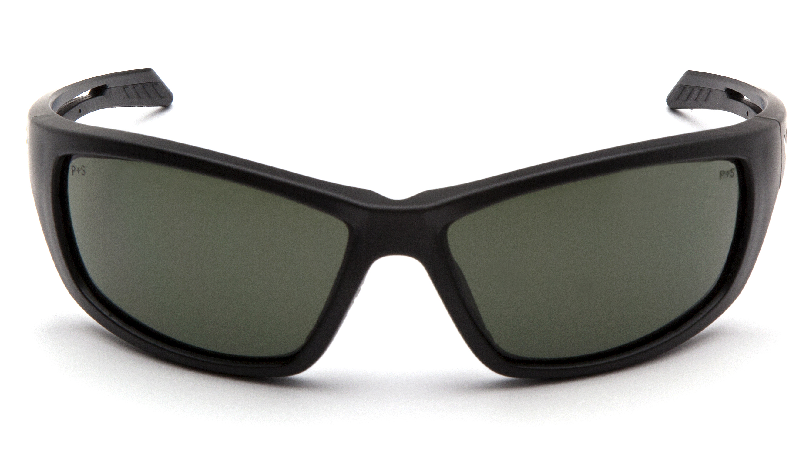 Захисні окуляри Venture Gear Tactical Howitzer Black (forest grey) Anti-Fog, чорно-зелені в чорній оправі фото 3