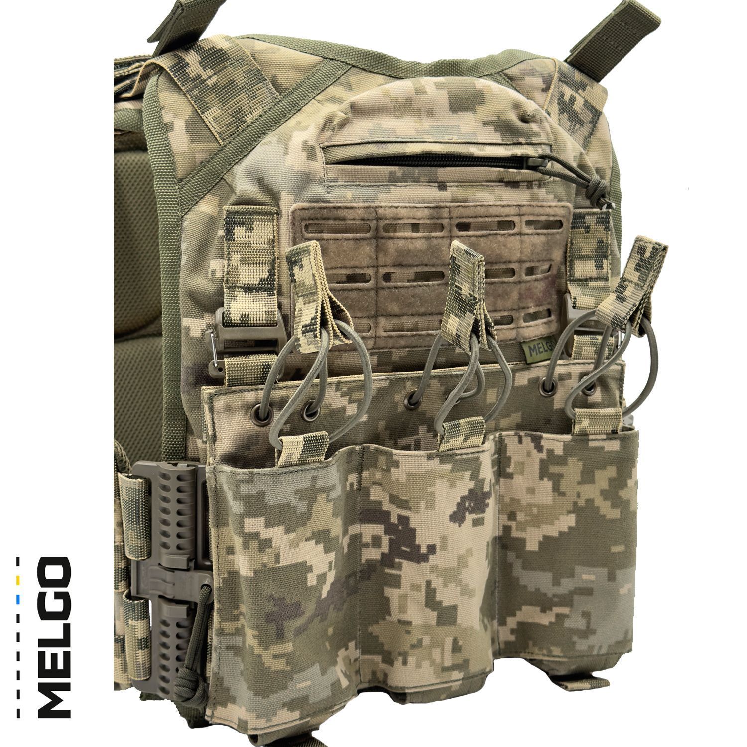 Плитоноска Gen3.PRO з панеллю під магазини Піксель ММ-14 Cordura 1000 D MELGO фото 2