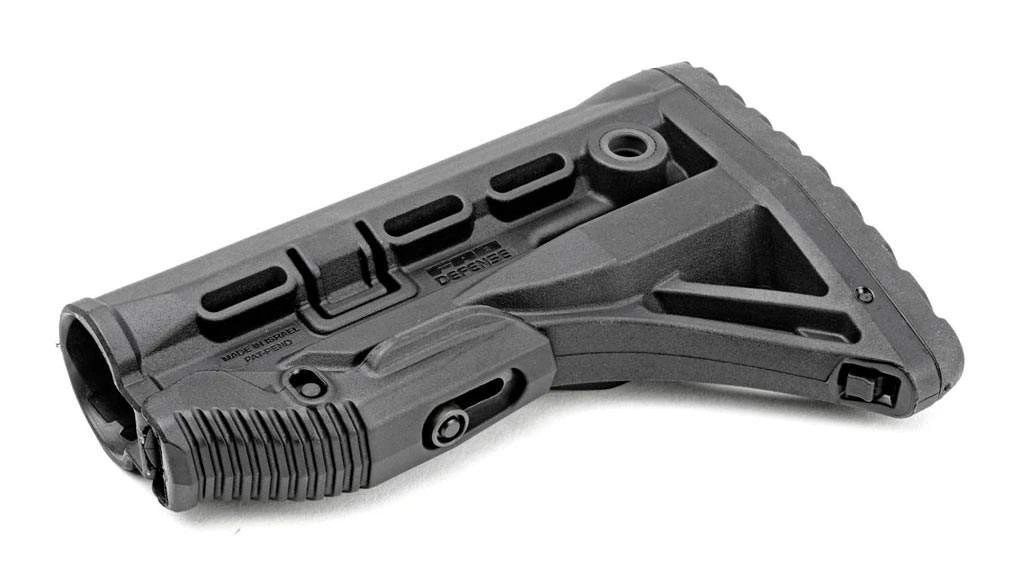 Приклад FAB Defense GL-SHOCK з амортизатором (полімер) чорний фото 3