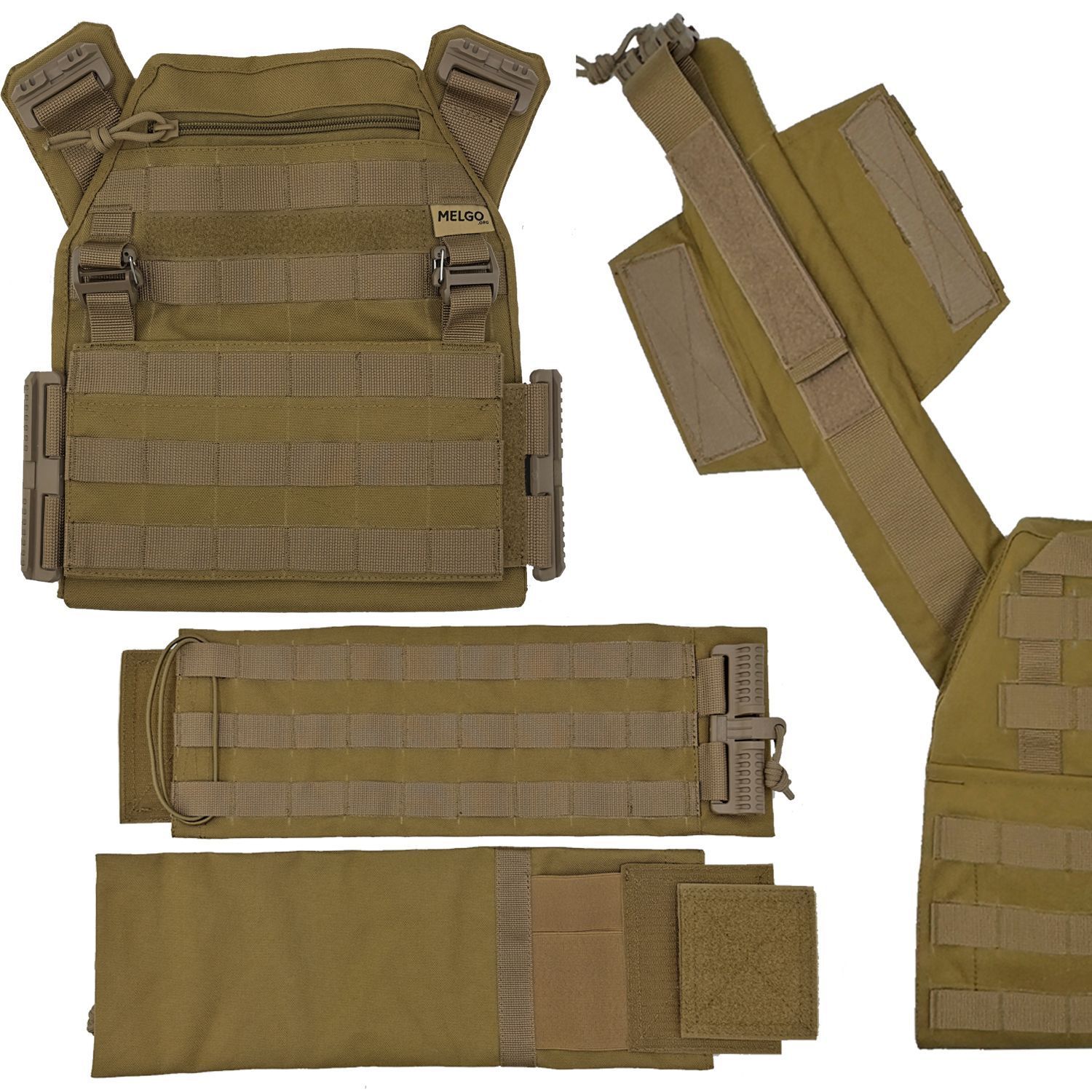 Плитоноска Gen.2 Койот Cordura 1000 D MELGO фото 5