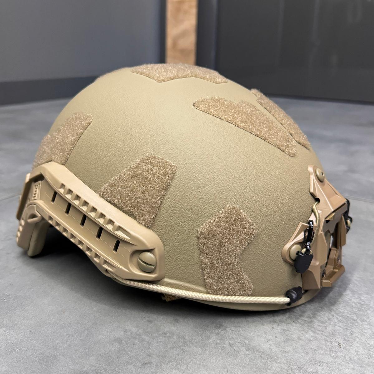 Шлем баллистический FAST ARAMID, NIJ IIIa, Custom, с улучшенным креплением Wendy, размер XL, цвет Койот фото 2