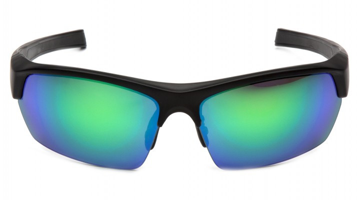Очки поляризационные защитные 2в1 Venture Gear Tensaw Polarized (green mirror) зеркальные сине-зеленые фото 2