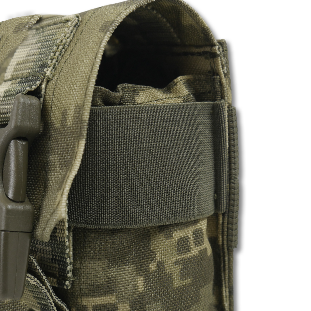 Подсумок под 2 гранаты KIBORG GU Double Mag Pouch (Пиксель) фото 5