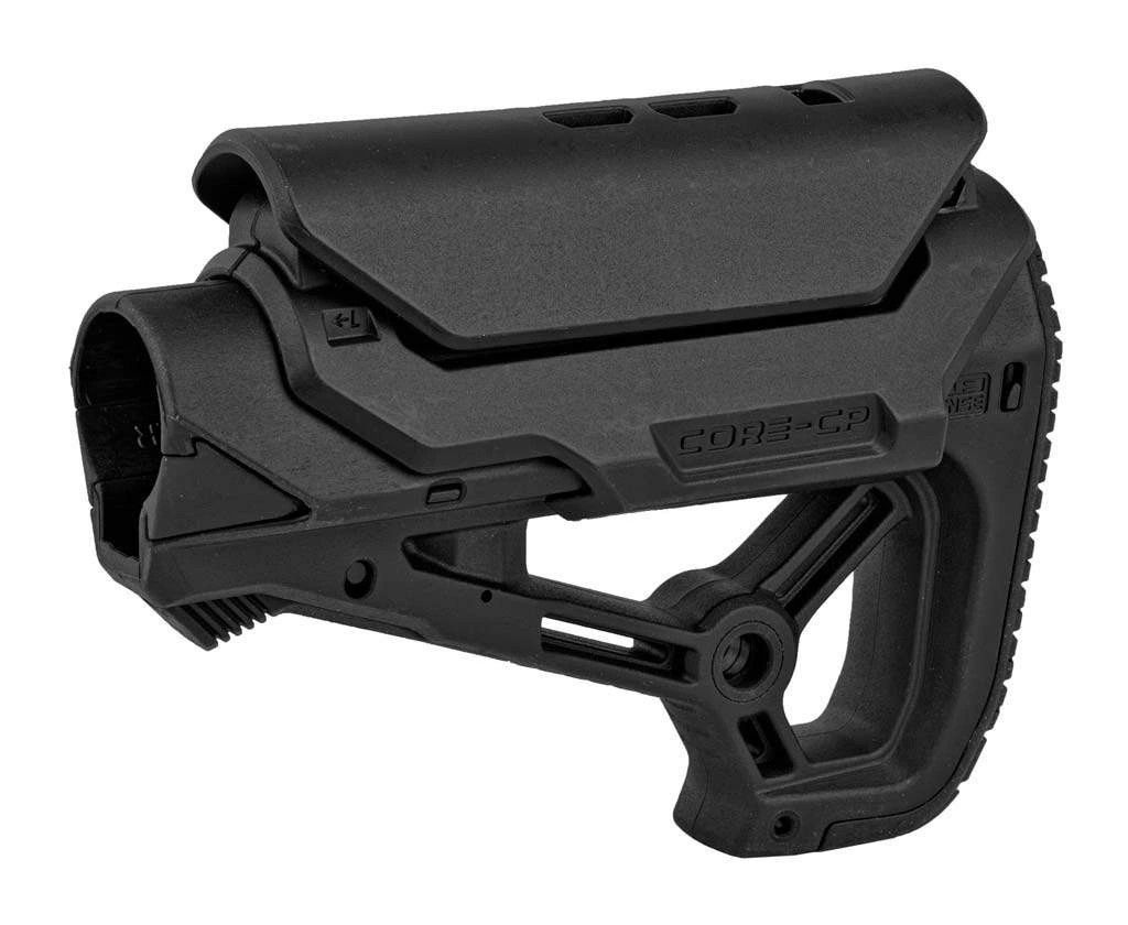 Приклад FAB Defense GL-CORE S CP с регулируемой щекой, без трубы (полимер) черный фото 2