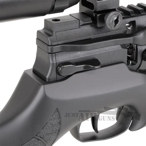 Пневматична редукторна РСР гвинтівка Weihrauch HW 110 S Black stock кал. 4,5 фото 5
