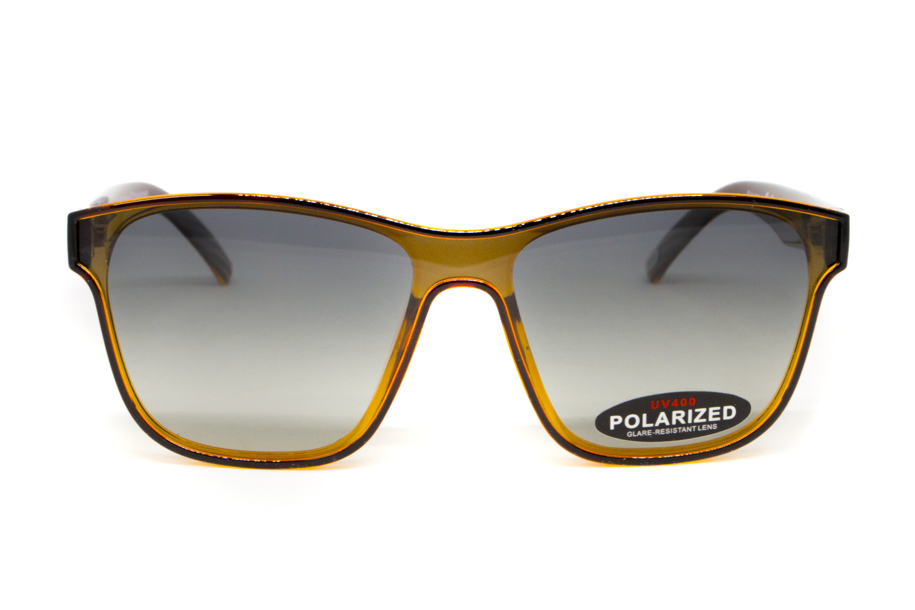 Очки поляризационные BluWater Saltee Polarized (gradient gray), серые с градиентом линзы в коричневой полупрозрачной оправе фото 7