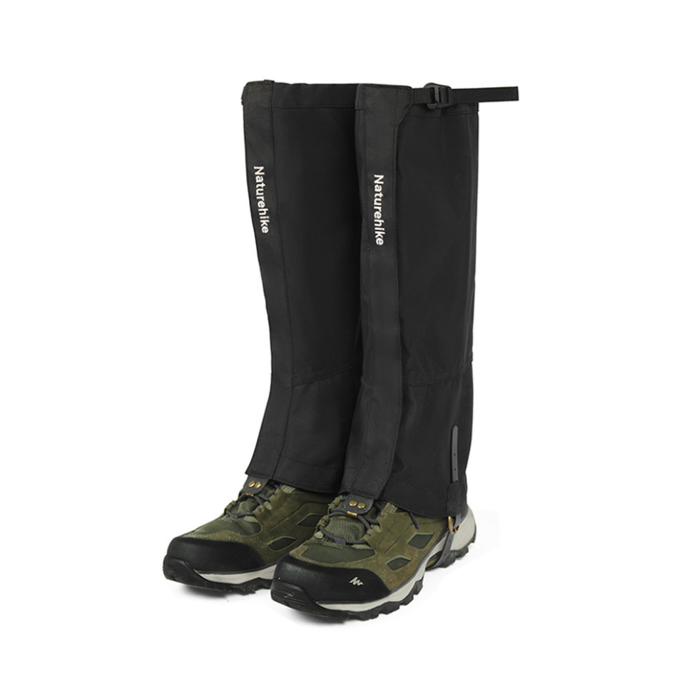 Захисні водонепроникні бахіли Naturehike CNK2450DS011, розмір L, чорні фото 1