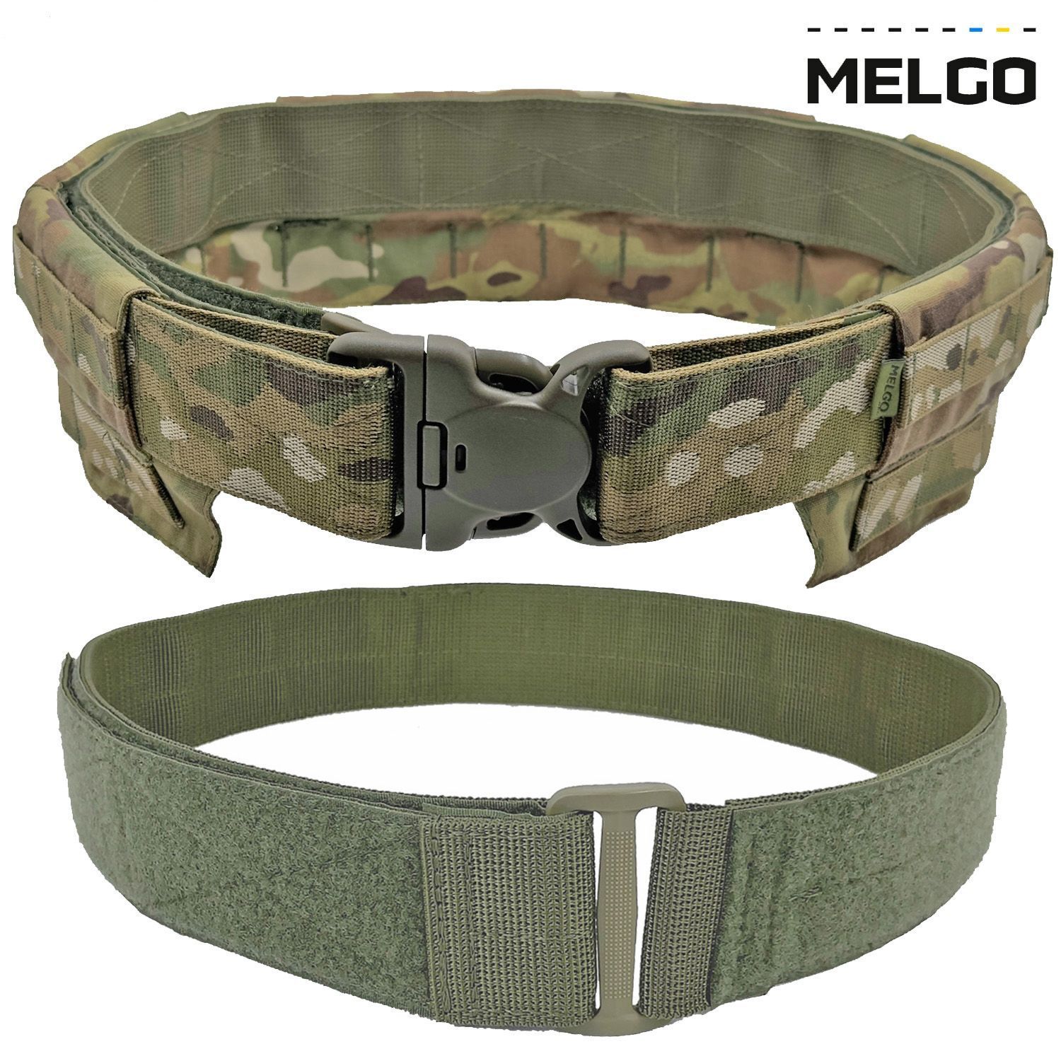 Пояс тактичний розвантажувальний швидкозйомний Мультикам Cordura M MELGO фото 1