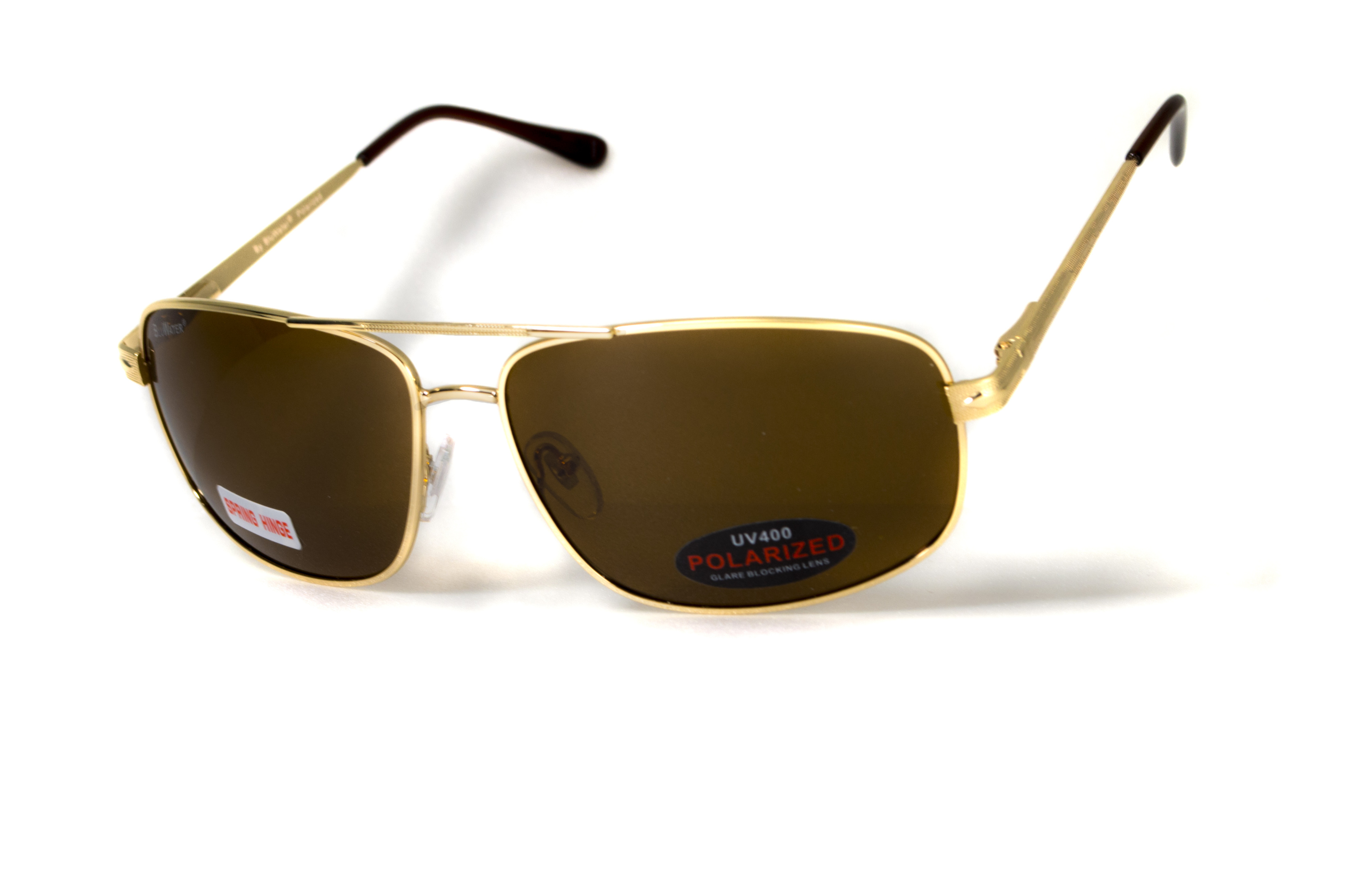 Очки поляризационные BluWater Navigator-2 Polarized (brown) коричневые фото 8