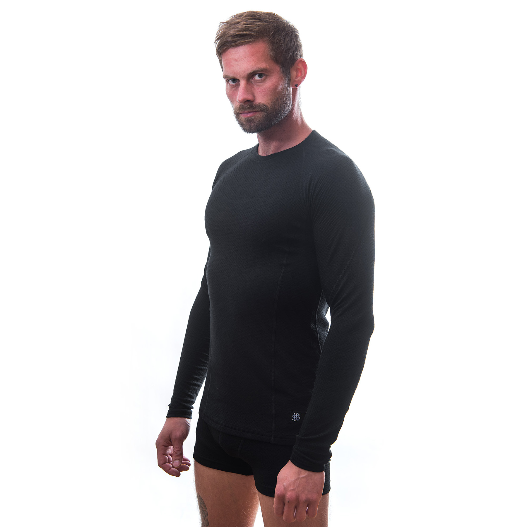 Термофутболка чоловіча Sensor Merino DF LS black 15100021, SM11M-black-XL фото 3