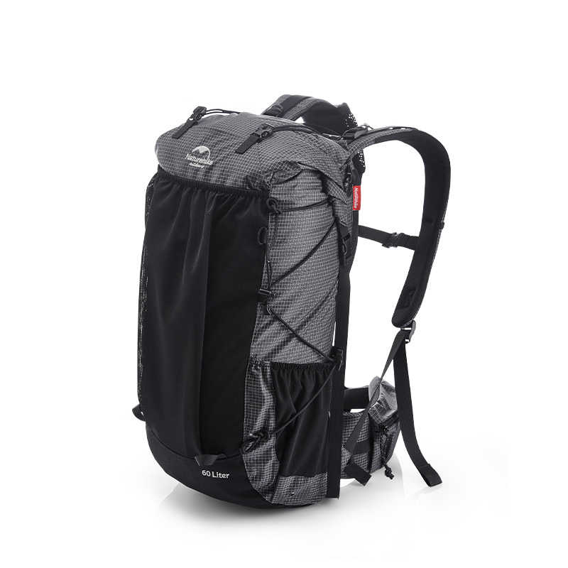 Рюкзак туристический Naturehike Rock NH19BP095, 60+5 л, черный фото 1