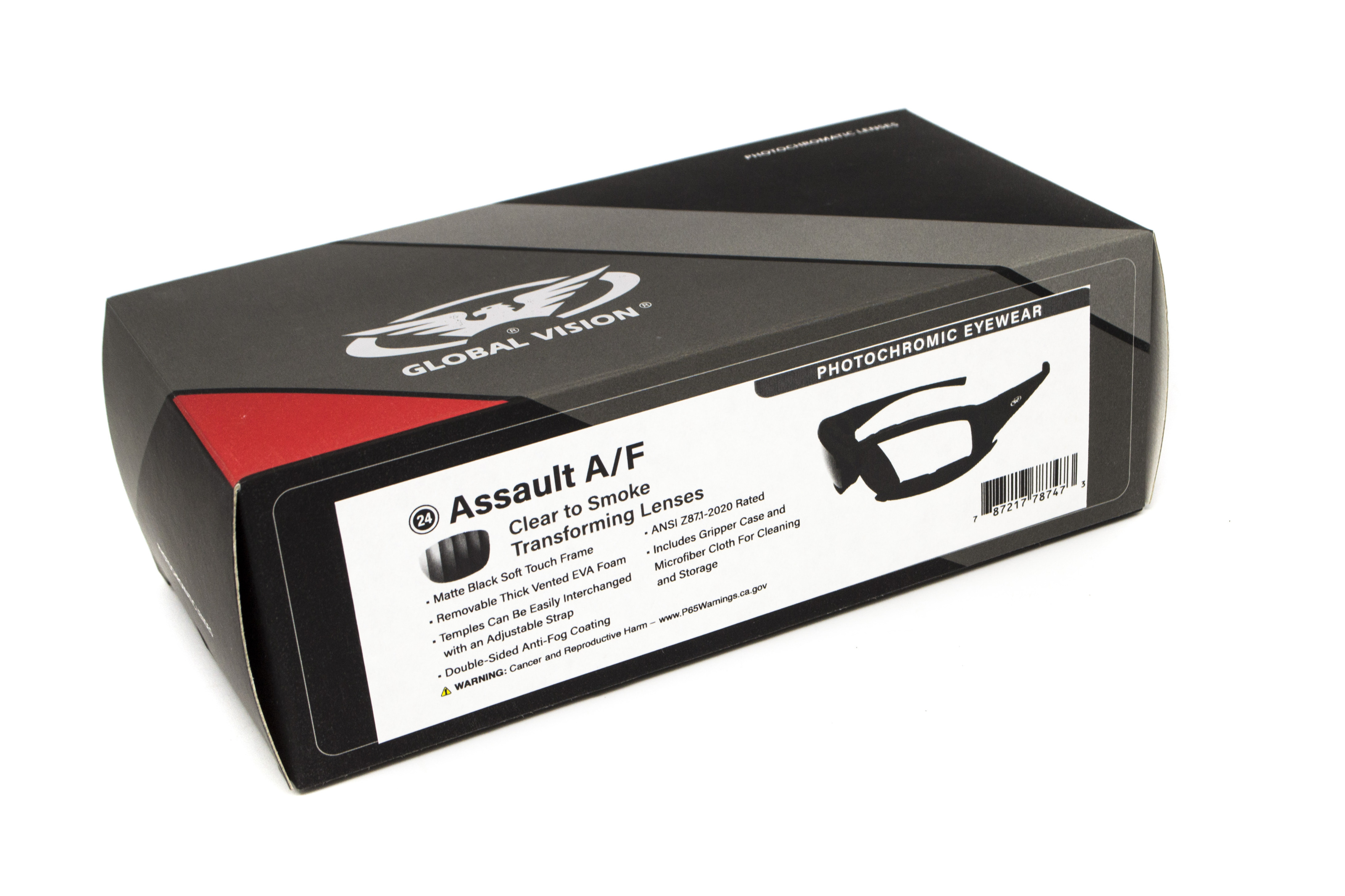 Очки защитные фотохромные Global Vision Assault Photochromic (clear) Anti-Fog, прозрачные фото 16